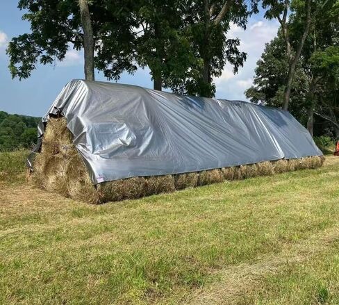 Heavy Duty Waterproof Tarp Cover, Brown, 40x60 Feet, 10 Mil Thick, Multipurpose Poly Material with Metal Grommets, Reinforced Edges (30x40) in Saudi Arabia