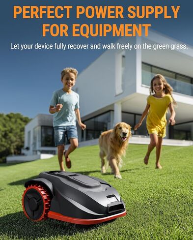 محول إمداد الطاقة لجزازة العشب الروبوتية، شاحن طاقة جزازة، متوافق مع سلسلة Segway Navimow H، سلسلة i، سلسلة X3، شاحن إمداد بطارية ليثيوم (محول) in Kuwait