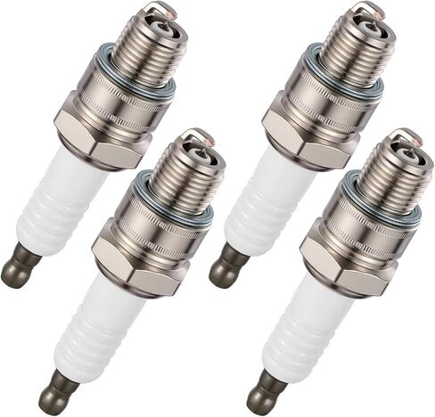 L77JC4 شمعات الإشعال البحرية 4 عبوات - متوافقة مع Nissan NS 9.9B-40D، متوافقة مع سوزوكي DT9.9-DT30C، Tohatsu M9.9D2-M40D2، سلسلة Yamaha 150 - تحل محل RS37YC للمحركات الخارجية in Kuwait