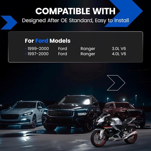 4024192139 شمعات الإشعال إيريديوم 6 عبوات - متوافقة مع محرك Ford Ranger 1997-2000، 3.0L 4.0L V6 - يستبدل 4024192139 Spark Plug in Kuwait
