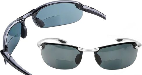 Mass Vision 'The Raptor' 2 Pair of Lightweight Polarized Bifocal Sunglasses Featuring Maximum UV Glare Blocking Protection in Saudi Arabia