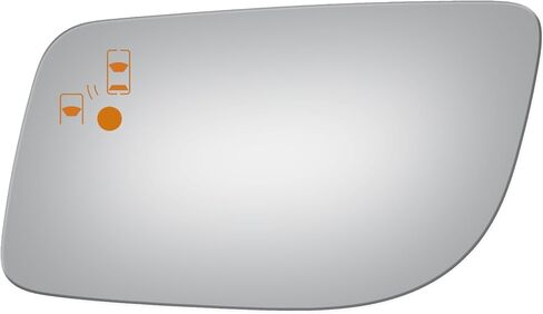 Burco Driver Side Flat Mirror Glass for Volvo C30, C70, S40, S60, S80, V50, V70 in Saudi Arabia