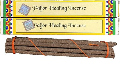 Karma Handicrafts 2 Tibetan Hand Rolled PALJOR Healing Incense Sticks Original Natural Meditation Scent in Saudi Arabia