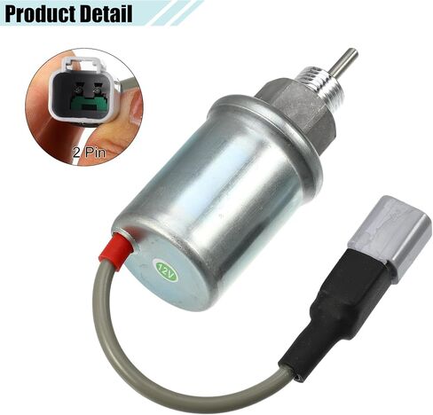 ACROPIX Fuel Shut Off Stop Solenoid Valve U85206452/U85206451 Fit for Perkins 402D 403D 404D 403C 404C - Pack of 1 in Saudi Arabia