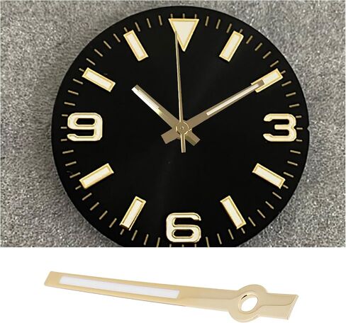 Automatic Movement Watch Hands with Green Luminous Compatible with NH35/NH36/4R/7S Movement in Saudi Arabia