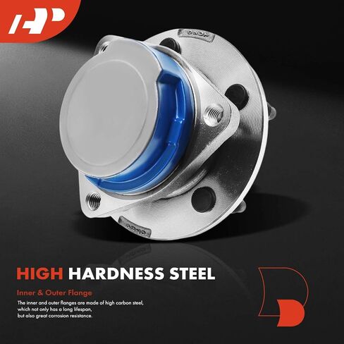 A-Premium Rear Wheel Bearing and Hub Assembly with 5-Lug Compatible with Buick Rendezvous 2003 2004 2005 2006 2007, FWD Only in Saudi Arabia