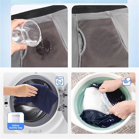 Orykas Mens Incontinence Underwear - Orykas Men's Ultra-Absorbent Incontinence Boxer Briefs, Leak Proof Washable in Saudi Arabia