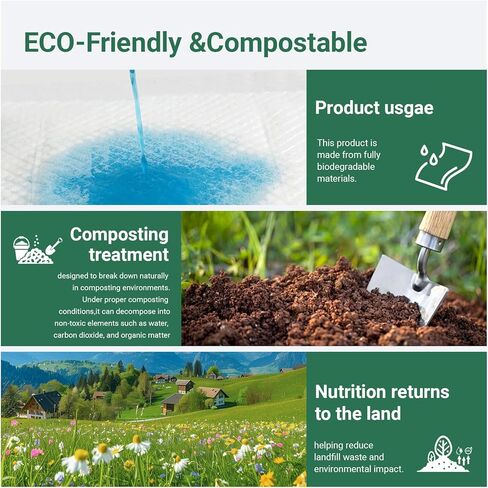 EnjBioMed Eco-Friendly Extra Large Ultra Absorbent Bed Pads Disposable Adult 105g (30" X 36" Pack of 50), with Adhesive Strips , Leakproof Incontinence Pee Pads for Adults in Kuwait