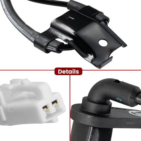 Rear Left ABS Wheel Speed Sensor for:-Toyota Venza Base le Limited xle 2009 2010 2011 2012 2013 2014 2015 2.7L 3.5L L4 V6, Replace# 89546-0T011 ALS2362 2ABS2606 AB0944 89546-0T010 895460T011 in Saudi Arabia
