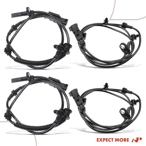 A-Premium ABS Wheel Speed Sensor Compatible with Ford Models - Explorer 2013 2014 2015 2016 2017 2018 - Front and Rear Driver and Passenger Side, 4-PC Set, Replace# DA8Z2C204A, DA8Z2C204B in Saudi Arabia