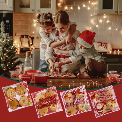 200 قطعة 5.5x5.5in جميل الدانتيل Bowknot واضح البسكويت تحميص علاج الحاضر لتقوم بها بنفسك حلوى بلاستيكية مغلفة فردية ذاتية اللصق OPP كوكي مخبز تزيين لصالح الحقائب in Kuwait