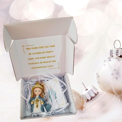 religious gift for women, Handmade crochet catholic, catholic gifts women virgin mary, Handmade Catholic Keychain catholoc in Saudi Arabia
