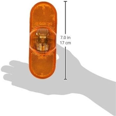 Grote 52533 Torsion Mount III Oval Side Turn Marker Light (Male Pin), yellow in Saudi Arabia
