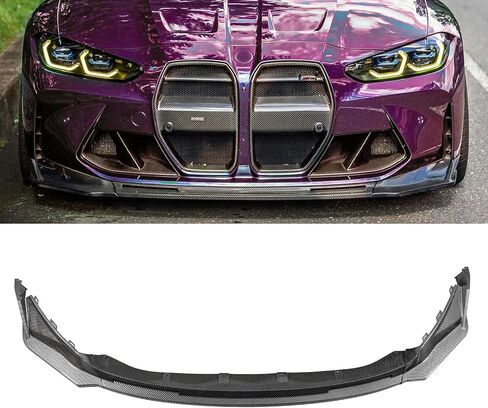 Carbon Fiber Front Bumper Lip Compatible with BMW G80 M3 G82 G83 M4 2021-2025, Front Splitter Protector Body Kit in Kuwait