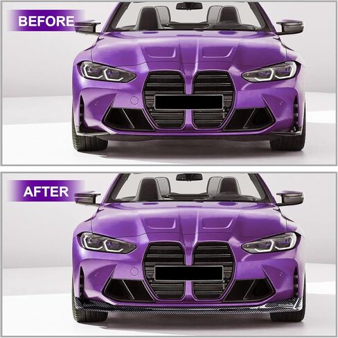Carbon Fiber Front Bumper Lip Compatible with BMW G80 M3 G82 G83 M4 2021-2025, Front Splitter Protector Body Kit in Kuwait