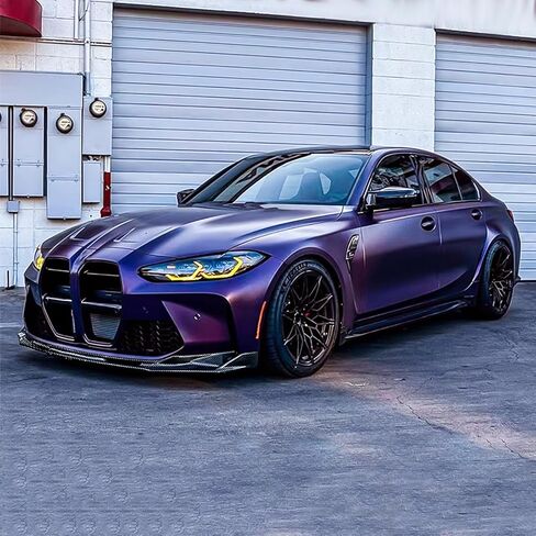 Carbon Fiber Front Bumper Lip Compatible with BMW G80 M3 G82 G83 M4 2021-2025, Front Splitter Protector Body Kit in Kuwait