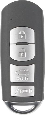 Dasbecan Key Fob Replacement 4 Buttons Compatible with Mazda 3 Mazda 6 2014-2018 MX-5 Miata 2016-2019 Smart Remote Control Keyless Entry Replaces GJY9-67-5DY WAZSKE13D01 IC: SKE13D-01 315MHz ID49 in Saudi Arabia