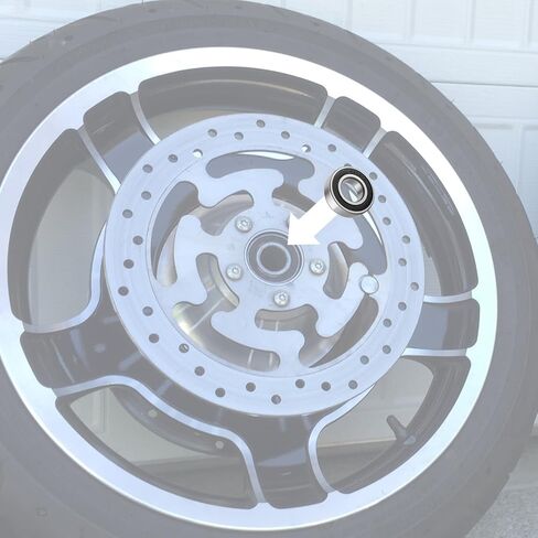 Mofun Wheel Bearing Seal Kit Front/Rear Compatible with Harley Touring Road Glide Road King Street Glide 2005-2007 Sportster XL1200 2004-2007 Dyna FX 2000-2007 in Kuwait