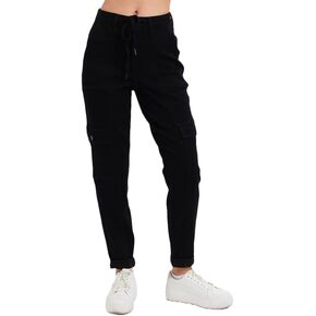 Judy Blue Women's High Waist Cargo Cuffed Jogger Plus Size in Kuwait