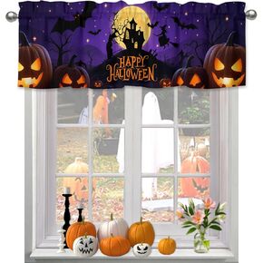 Christmas Valance for Windows White Snowman Winter House Christmas Kitchen Curtains Valances Rod Pocket Short Curtain for Living Room Bedroom Decor Xmas Decorations 13" X 54" in Saudi Arabia
