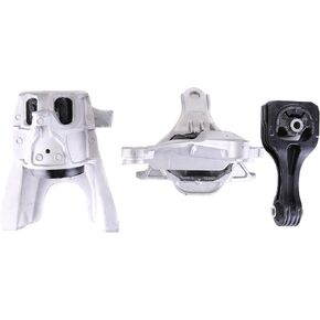 3 قطع دعم المحرك لعام 2016-2019 متوافق مع هوندا المتوافقة مع ناقل الحركة الأوتوماتيكي Civic 2.0L Cvt # GP9957/A45004/EM7308/9957/50820TBAA02/GP9963/A45006/9963/50890TBAA82 in Kuwait