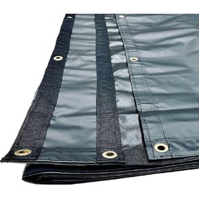 قماش القنب الإسفلتي المقاوم للماء بوزن 18 أونصة شديد التحمل مع جيب واحد - للشاحنات القلابة والمقطورات القلابة (7 × 18 بوصة) in Kuwait