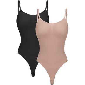 EUYZOU Shapewear Bodysuit for Women Tummy Control Seamless Sculpting Body Shaper Top in Saudi Arabia