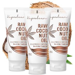 Kapuluan Coconut Oil for Hair, Skin - Extra Virgin Cold Pressed Oil with MCTs for Body Care or Haircare, Hair Growth, Aceite de Coco Natural, Baby, Dogs, Pets Travel Mini Tube (5 x 25ml) in Saudi Arabia
