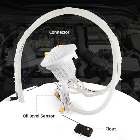 Electric Fuel Pump Module Assembly Compatible For Chrysler 300 2005-17 Dodge Charger 2006-15 Challenger 2008-17 Charger 06-15 Magnum 05-08 2.7L 3.5L Replace E7192M E7241M P76609M 68102695AG in Kuwait