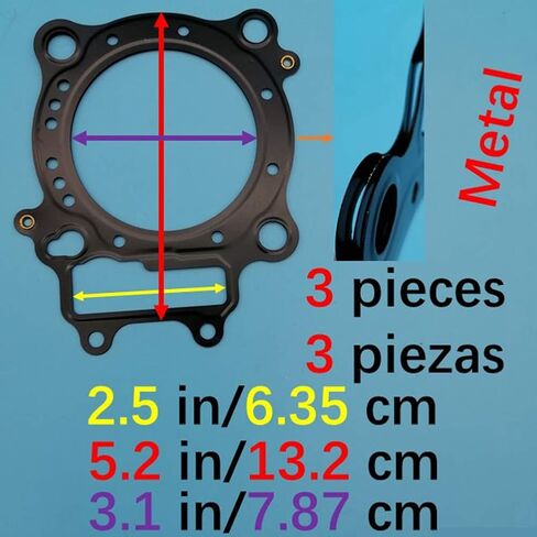 Complete Rebuild Head Top Bottom End Engine Gasket Set Kit for Honda CRF250R CRF250 R CRF 250R 2004-2007 CRF250X CRF250 X CRF 250X 2004 2005 2006 2007 2008 2009 2012 2013 2014 2015 2016 Z484 in Saudi Arabia