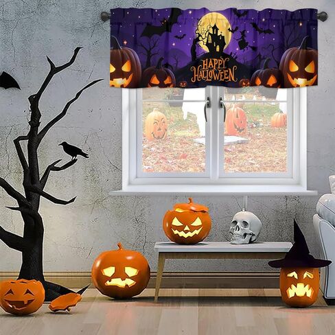Christmas Valance for Windows White Snowman Winter House Christmas Kitchen Curtains Valances Rod Pocket Short Curtain for Living Room Bedroom Decor Xmas Decorations 13" X 54" in Saudi Arabia