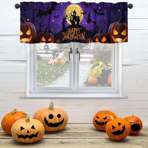 Christmas Valance for Windows White Snowman Winter House Christmas Kitchen Curtains Valances Rod Pocket Short Curtain for Living Room Bedroom Decor Xmas Decorations 13" X 54" in Saudi Arabia