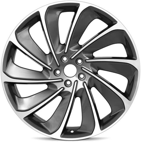 New OEM Replacement Wheel for 2019-2024 Lincoln Nautilus 21x9 inch Aluminum Rim Machined Face with Painted Inlay Charcoal Fit 265/40R21 in Saudi Arabia