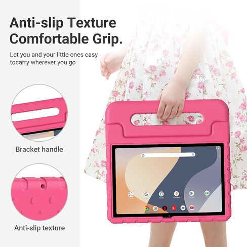 Kids Case for Walmart Onn 10.1 Inch Tablet 2024 Release(Model: 100135925), Kidfriendly Shockproof Durable Cover with Convertible Handle Stand for Boys Girls, Purple in Saudi Arabia
