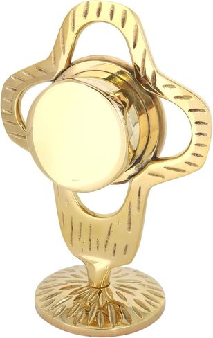 Needzo Small Brass Monstrance, Decorative Reliquary, Catholic Church Supplies, 4.5 x 6 Inches in Saudi Arabia