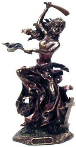 WU OYA African Goddess of Wind, Storm & Transformation Statue in Saudi Arabia