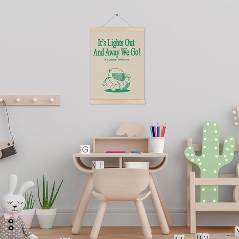 Retro Wall Decor, Retro Formula 1 Poster, It's Lights Out And Away We Go Wall Art Poster, Trendy Wall Art Decor Posters for Girls Room Dorm Aesthetic, 12x16 Inches in Saudi Arabia