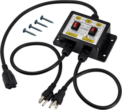 Manual and Automatic Transfer Switch, AC120V 15A ATS Auto Transfer Switch in Kuwait
