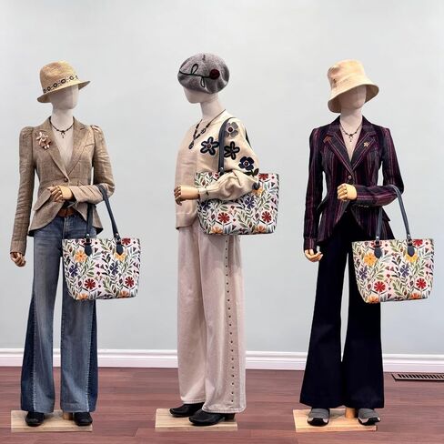 Tote bags for women, tote purse, nylon tote bag, with zipper and pockets, waterproof in Saudi Arabia