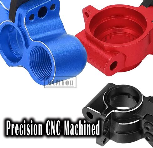 Aluminum Front Knuckles Steering Blocks &Rear Hub Stub Axle Carriers Upgrades Part for ARRMA 1/8 Typhon/Talion 6S BLX,1/7 Felony/Mojave/Infraction 6S BLX,Navy Blue in Saudi Arabia