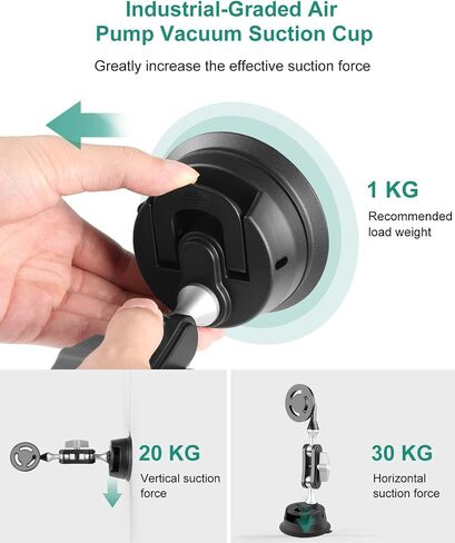 PULUZ Magnetic Quick Release Base Mount for Insta360 Ace/Ace Pro, Aluminum Snap-On Magnetic Quick-Release Combo Base with 1/4 Screw Hole and Universal Adapter for Filming (Magnetic Kit) in Saudi Arabia