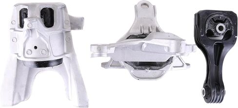 3 قطع دعم المحرك لعام 2016-2019 متوافق مع هوندا المتوافقة مع ناقل الحركة الأوتوماتيكي Civic 2.0L Cvt # GP9957/A45004/EM7308/9957/50820TBAA02/GP9963/A45006/9963/50890TBAA82 in Kuwait