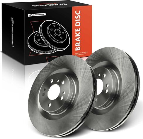 A-Premium 12.99 inch (330mm) Front Vented Disc Brake Rotors Compatible with Select Mercedes-Benz Models - R320 ML320 2007-2009, R350 2006-2012, R500 ML500 06-07, ML350 06-11, ML450, ML550, 2-PC Set in Saudi Arabia