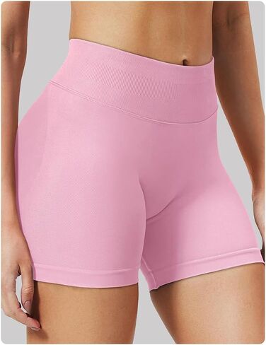 Womens High Waisted Tummy Control Workout Shorts Pants,Yoga Athletic Gym Butt Lifting Shorts for Women. in Saudi Arabia