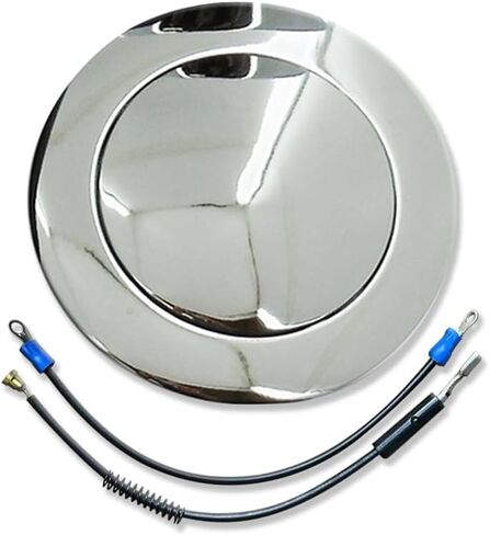 Chrome Aluminum Smooth Horn Button For GM 1967-1994 9 Holes Steering Wheel in Saudi Arabia