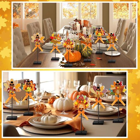 6 Pcs Valentine's Day Heart Wooden Sign Set Heart Shape Tall Standing Table Sign Love Table Centerpiece Valentine's Day Tabletop Decor Farmhouse Wood Block for Wedding Party Home Decorations in Kuwait