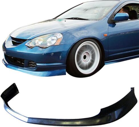 Front Bumper Lip Compatible with 2002-2004 Acura RSX, T-R Style PU Black Front Lip Spoiler Splitter by IKON MOTORSPORTS, 2003 in Saudi Arabia