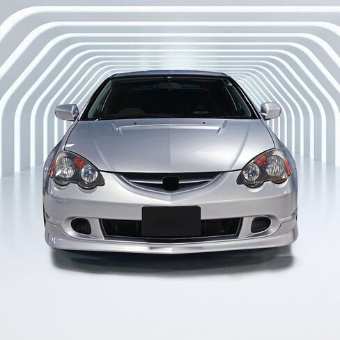 Front Bumper Lip Compatible with 2002-2004 Acura RSX, T-R Style PU Black Front Lip Spoiler Splitter by IKON MOTORSPORTS, 2003 in Saudi Arabia