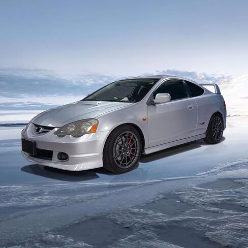 Front Bumper Lip Compatible with 2002-2004 Acura RSX, T-R Style PU Black Front Lip Spoiler Splitter by IKON MOTORSPORTS, 2003 in Saudi Arabia
