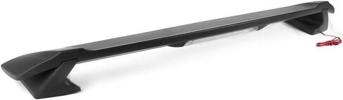 سبويلر صندوق السيارة متوافق مع تويوتا كورولا 2009-2013، ABS أسود مطفي مع ضوء الفرامل الثالث، غطاء جناح سبويلر للشفاه من IKON MOTORSPORTS، 2010 2011 2012 in Kuwait